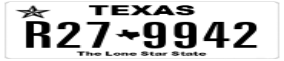 Truck License Plate