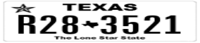 Truck License Plate