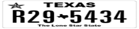 Truck License Plate