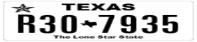 Truck License Plate