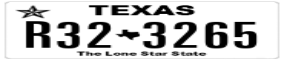 Truck License Plate
