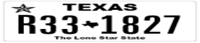 Truck License Plate