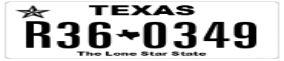 Truck License Plate