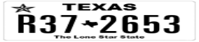 Truck License Plate