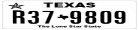 Truck License Plate
