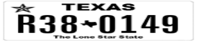 Truck License Plate