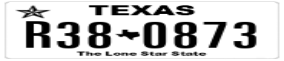 Truck License Plate