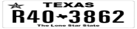 Truck License Plate