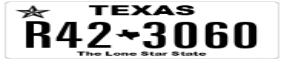 Truck License Plate