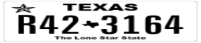 Truck License Plate