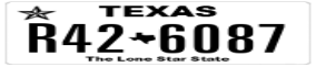 Truck License Plate