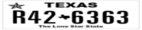 Truck License Plate