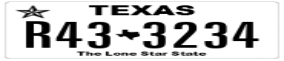Truck License Plate