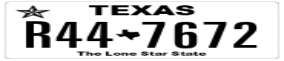 Truck License Plate