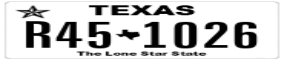 Truck License Plate