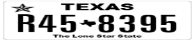 Truck License Plate