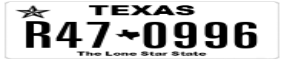 Truck License Plate