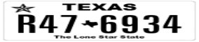 Truck License Plate