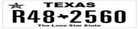 Truck License Plate