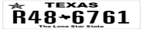 Truck License Plate