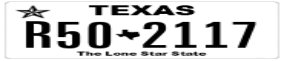 Truck License Plate