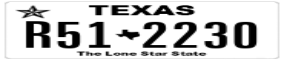 Truck License Plate