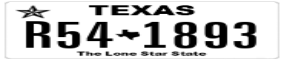 Truck License Plate