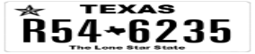 Truck License Plate