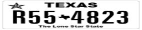 Truck License Plate