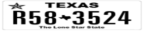 Truck License Plate