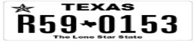Truck License Plate