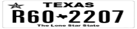 Truck License Plate