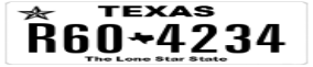 Truck License Plate