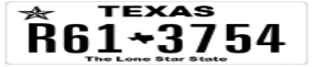 Truck License Plate