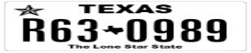 Truck License Plate