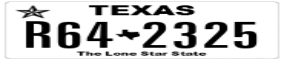 Truck License Plate