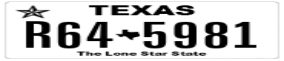 Truck License Plate