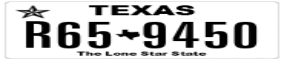 Truck License Plate