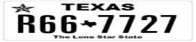 Truck License Plate