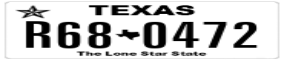 Truck License Plate