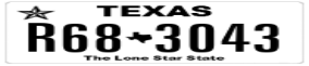 Truck License Plate