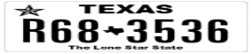 Truck License Plate
