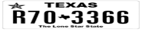 Truck License Plate