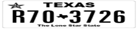 Truck License Plate