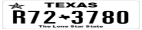 Truck License Plate