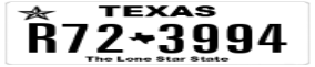 Truck License Plate