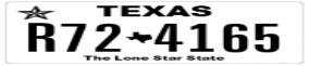 Truck License Plate