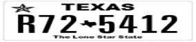 Truck License Plate
