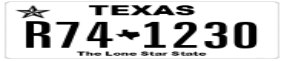 Truck License Plate
