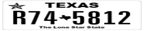 Truck License Plate